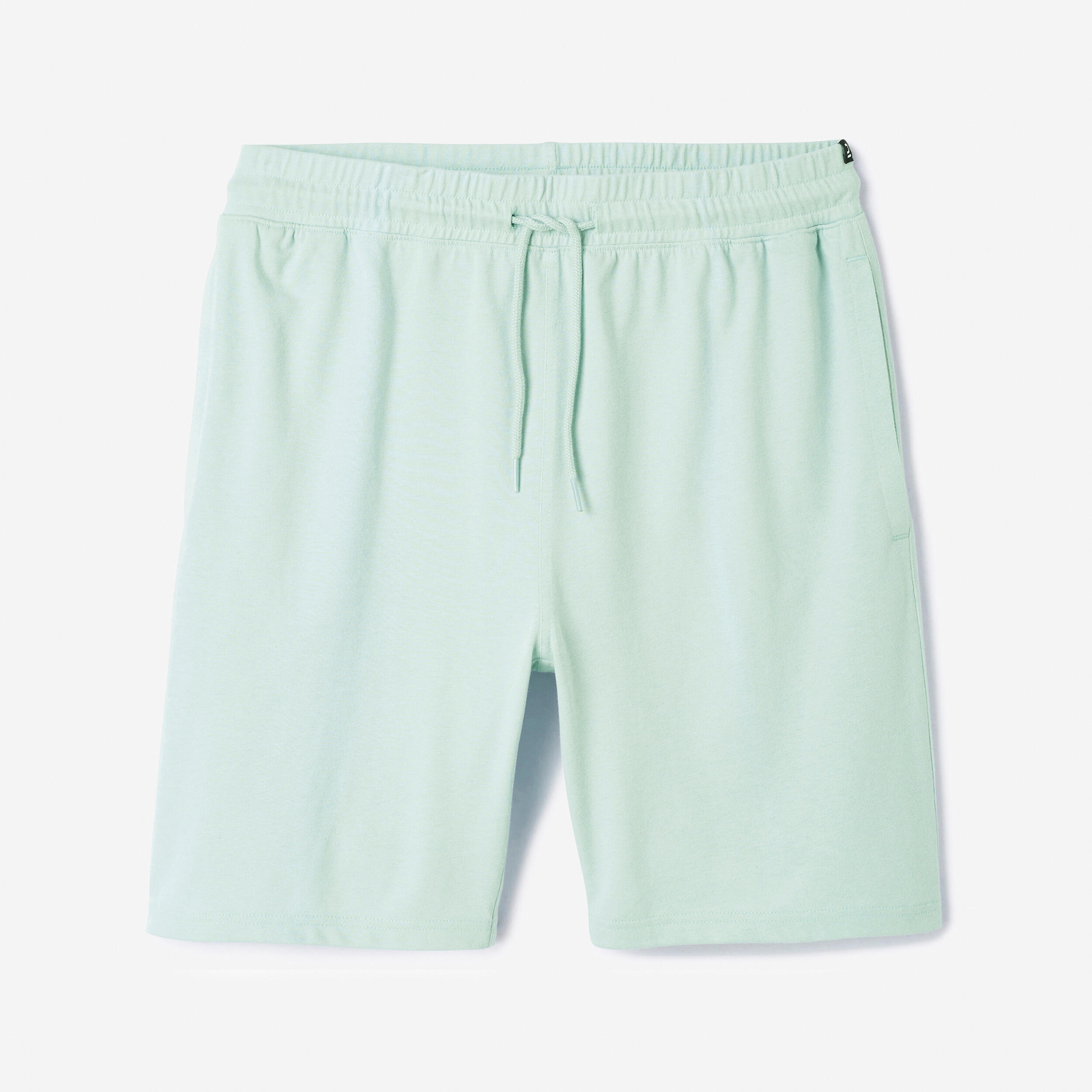 Men's Shorts For Gym Cotton Rich 500-Khaki