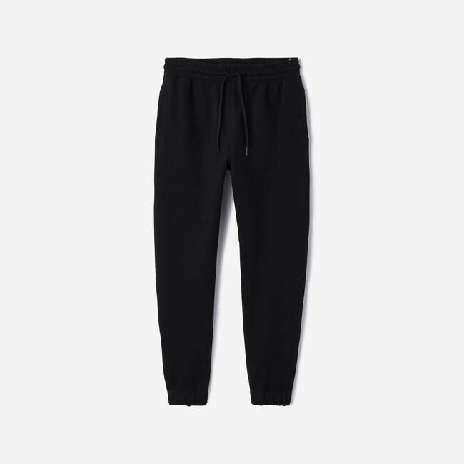 Men's Warm Jogging Bottoms - Black