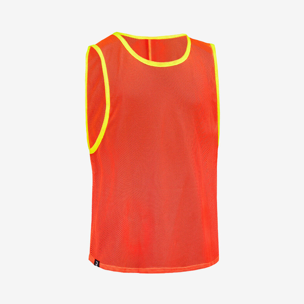 Chasuble sports collectifs enfant rouge