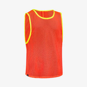 Kids Football Bib - Neon Orange