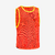 Chasuble sports collectifs enfant orange fluo
