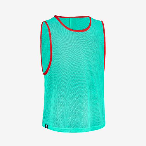 Chasuble sports collectifs enfant turquoise