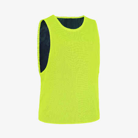 Reversible Adult Sports Bib - Yellow/Blue