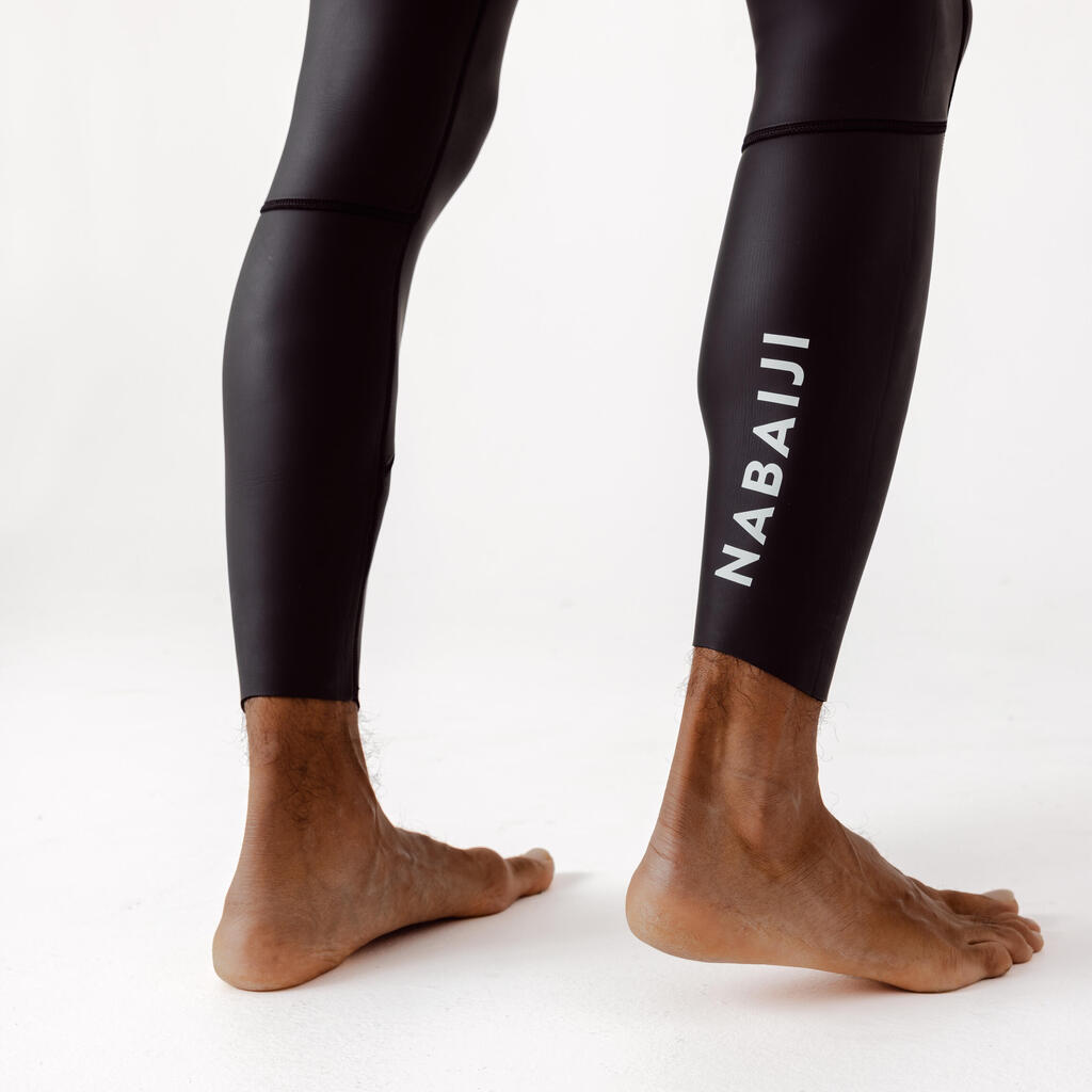Schwimmanzug Neopren Herren Long John Freiwasserschwimmen - OWS 500 2/2 schwarz 