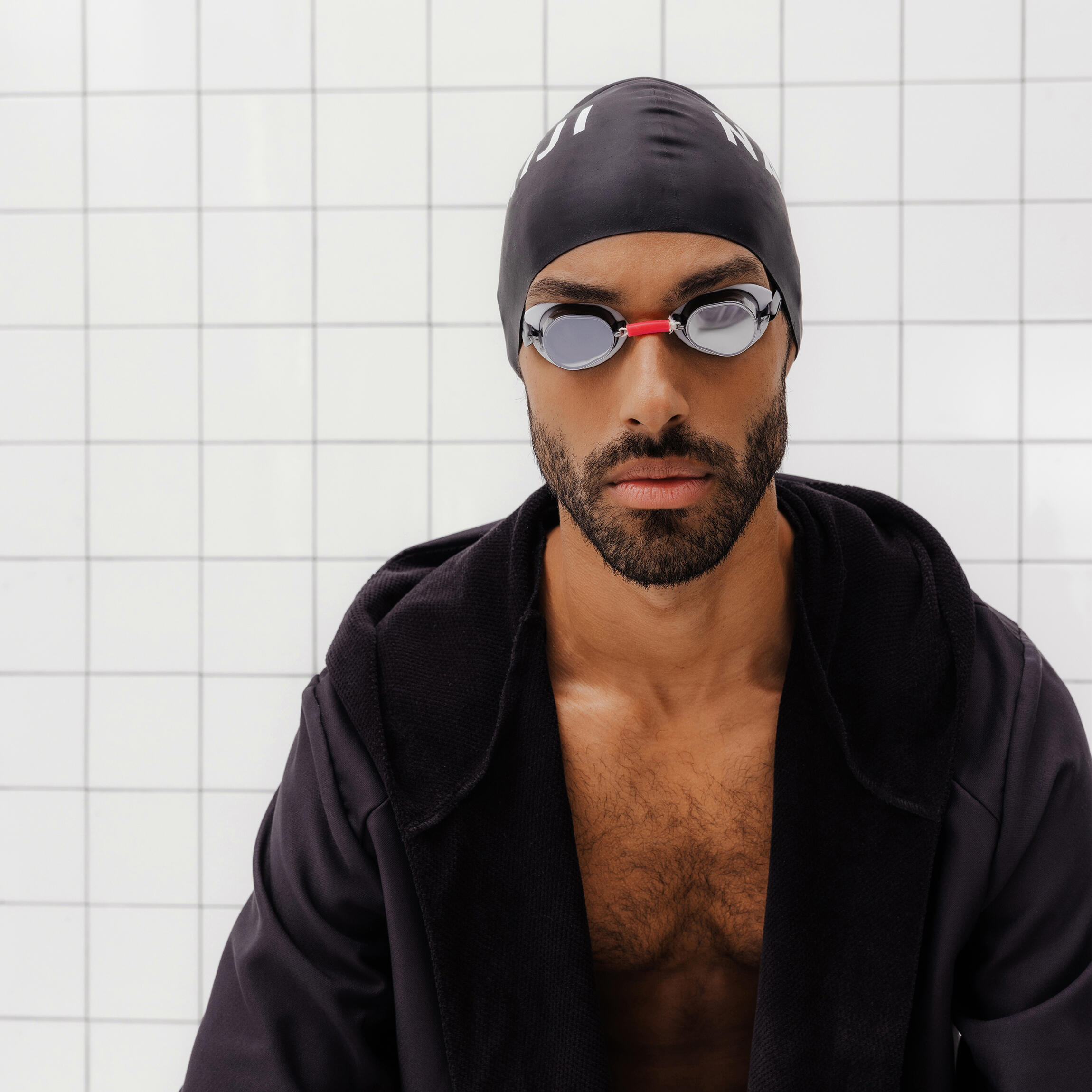 Swimming Goggles with Mirrored Lenses Single Size - Swedish 900 - NABAIJI
