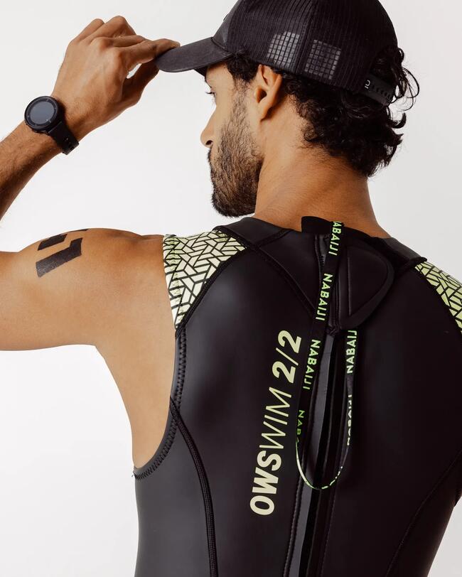 Schwimmanzug Neopren Long John Freiwasserschwimmen 