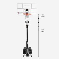 B900 Box NBA košarkaški obruč sklopiv i podesiv (od 2,10 m do 3,05 m) sa točkićima 