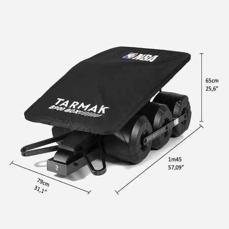 Basketball Hoop By Tarmak - Adjustable Up To 3.05m & Folds Away
