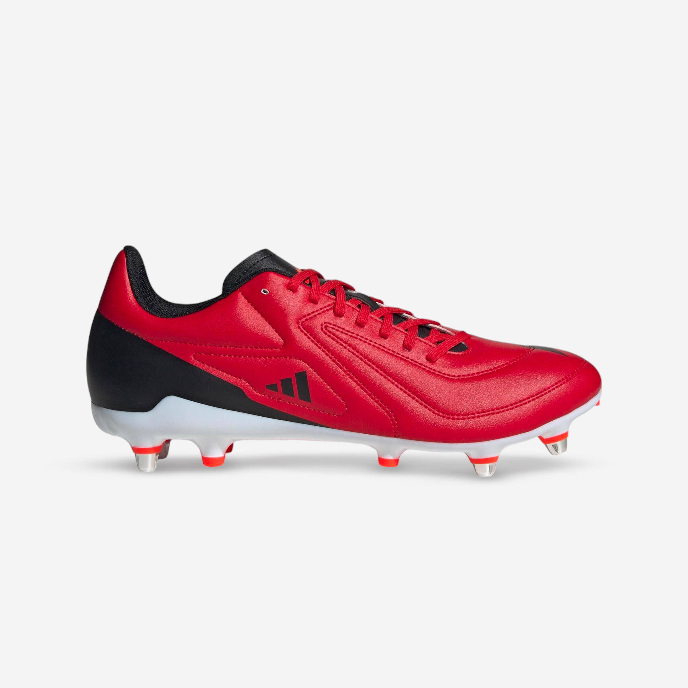 crampons de rugby hybrides adulte - adidas rs 15 sg hybride noir rouge - adidas