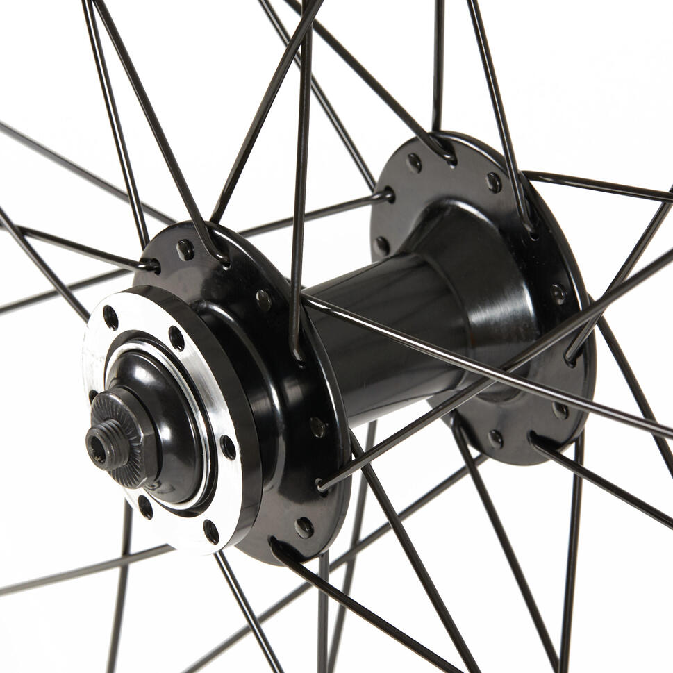 Koło do roweru MTB Rockrider 27,5"x23C przednie dwukomorowe do tarczy, TR i QR