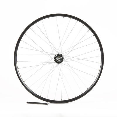 Achterwiel hybridefiets 28" dubbelwandig versterkt 19c steekas 142x12 mm schijf