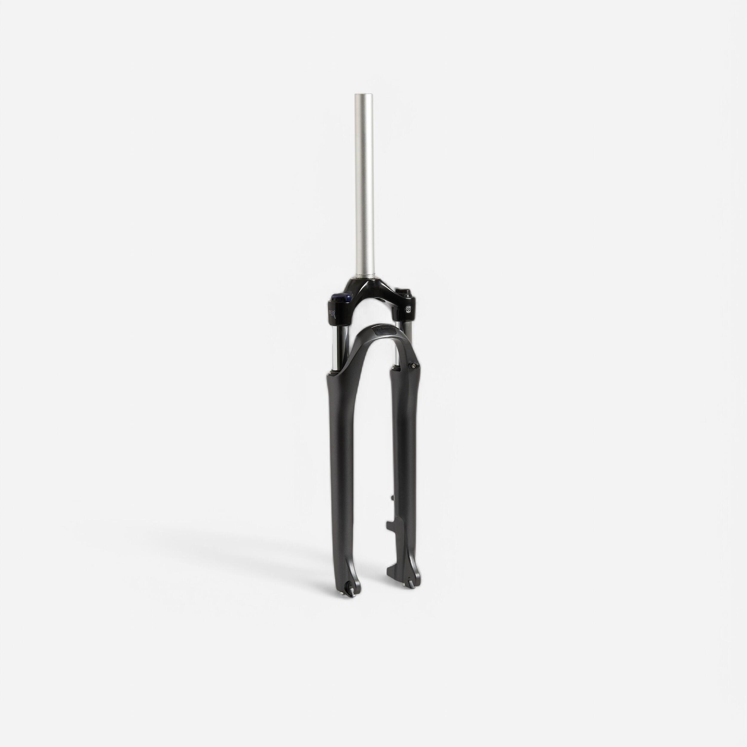 Hybrid Bike Fork NEX HLO 28 63 mm 1 1 8 Disc QR 9 mm Decathlon
