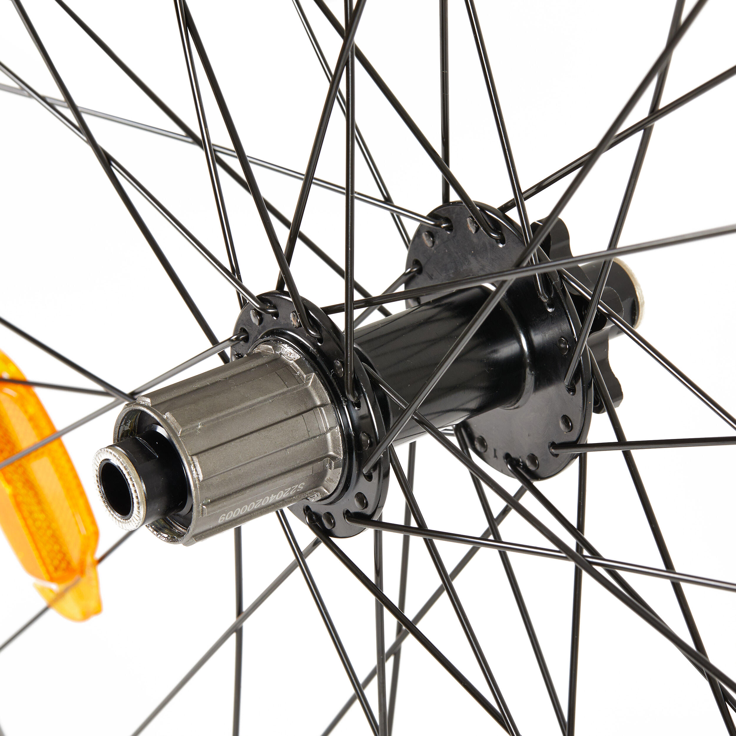 Reinforced 36-Spoke 19C 142x12 QR Hybrid Bike Rear Wheel 28", Touring 900 - RIVERSIDE