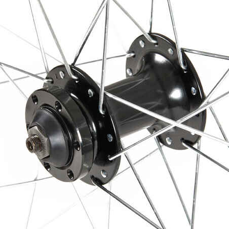 28" Front Double-Walled 23C QR 9 mm Hybrid Wheel for Disc Brakes