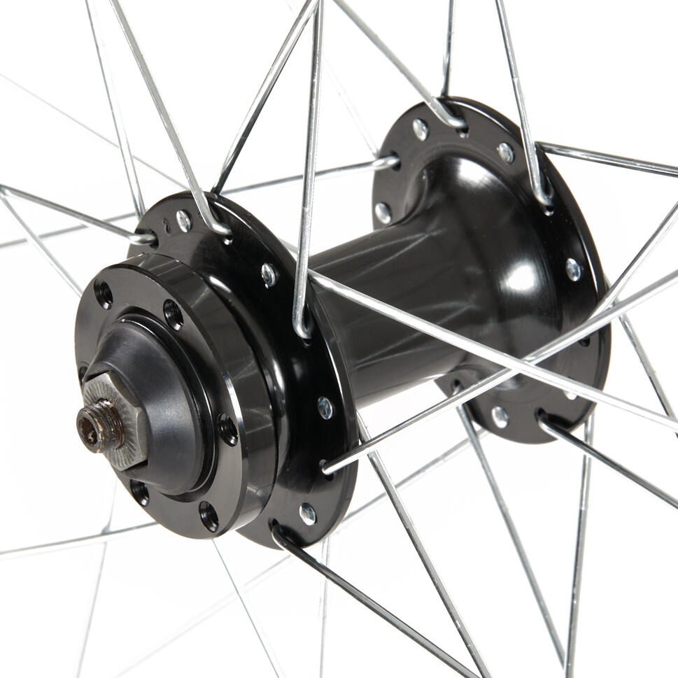 Koło do roweru trekkingowego Btwin 28"/23C przednie 2-kom. do tarczy QR 9 mm