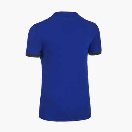 Vaikiški regbio marškinėliai „R100“,mėlyni