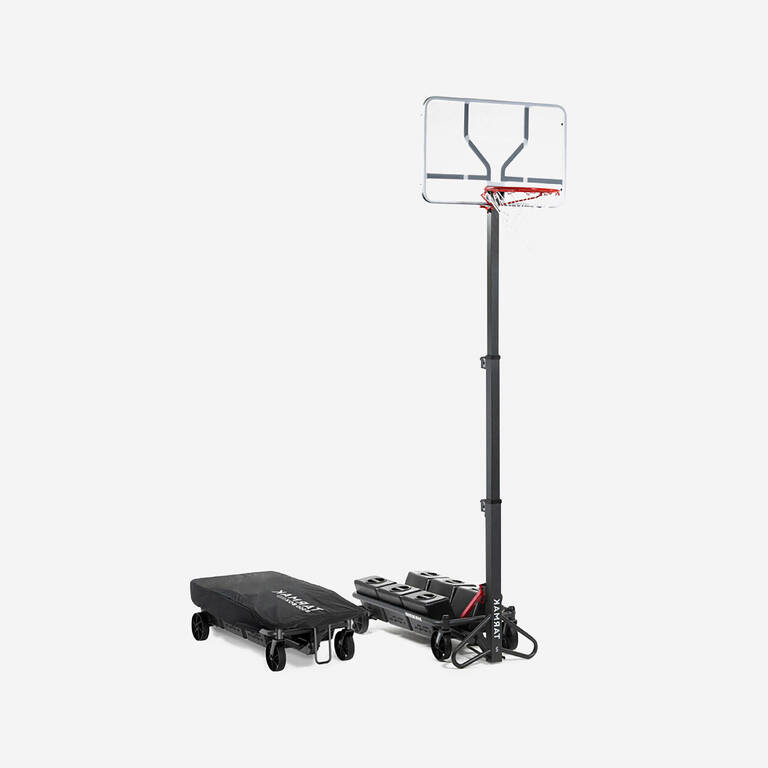 Adjustable (2.40m to 3.05m) Folding Basketball Hoop B500 Easy Box