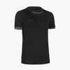 Kids' Short-Sleeved Rugby Shirt R100 - Black