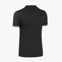 Crna dečja majica kratkih rukava za ragbi R100