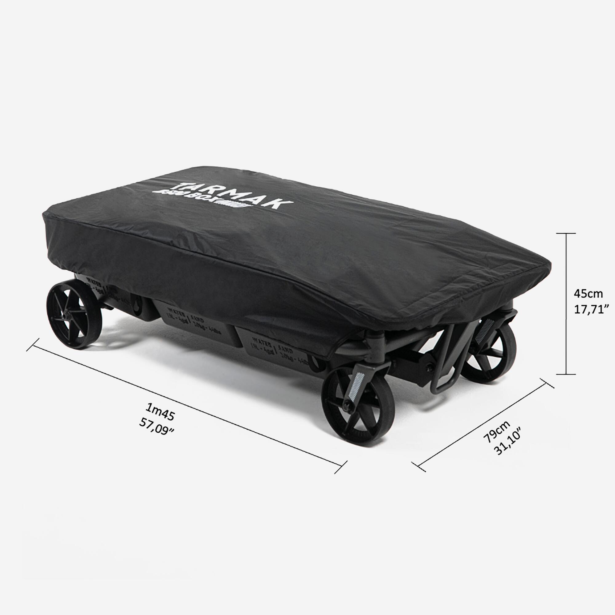 Panier de basketball sur roues réglable et pliable – B 500 Easy Box - TARMAK