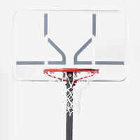 Adjustable (2.40m to 3.05m) Folding Basketball Hoop B500 Easy Box