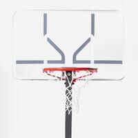 סל כדורסל לילדים/מבוגרים B500 בגובה 2.4 מטר עד 3.05 מטר