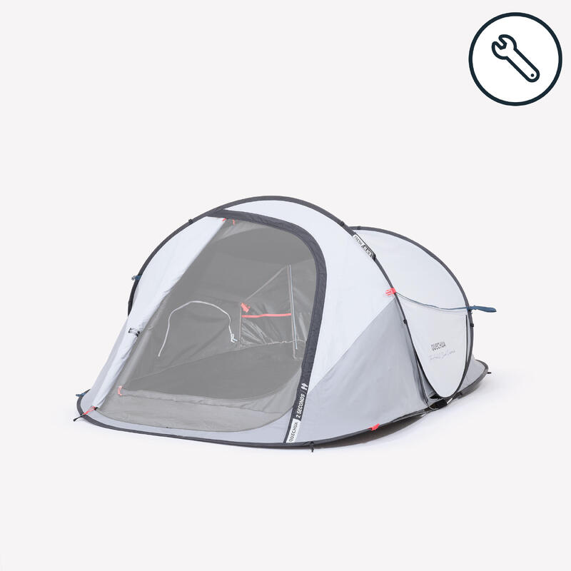 Buitentent voor tent 2 Seconds Fresh & Black 2 personen