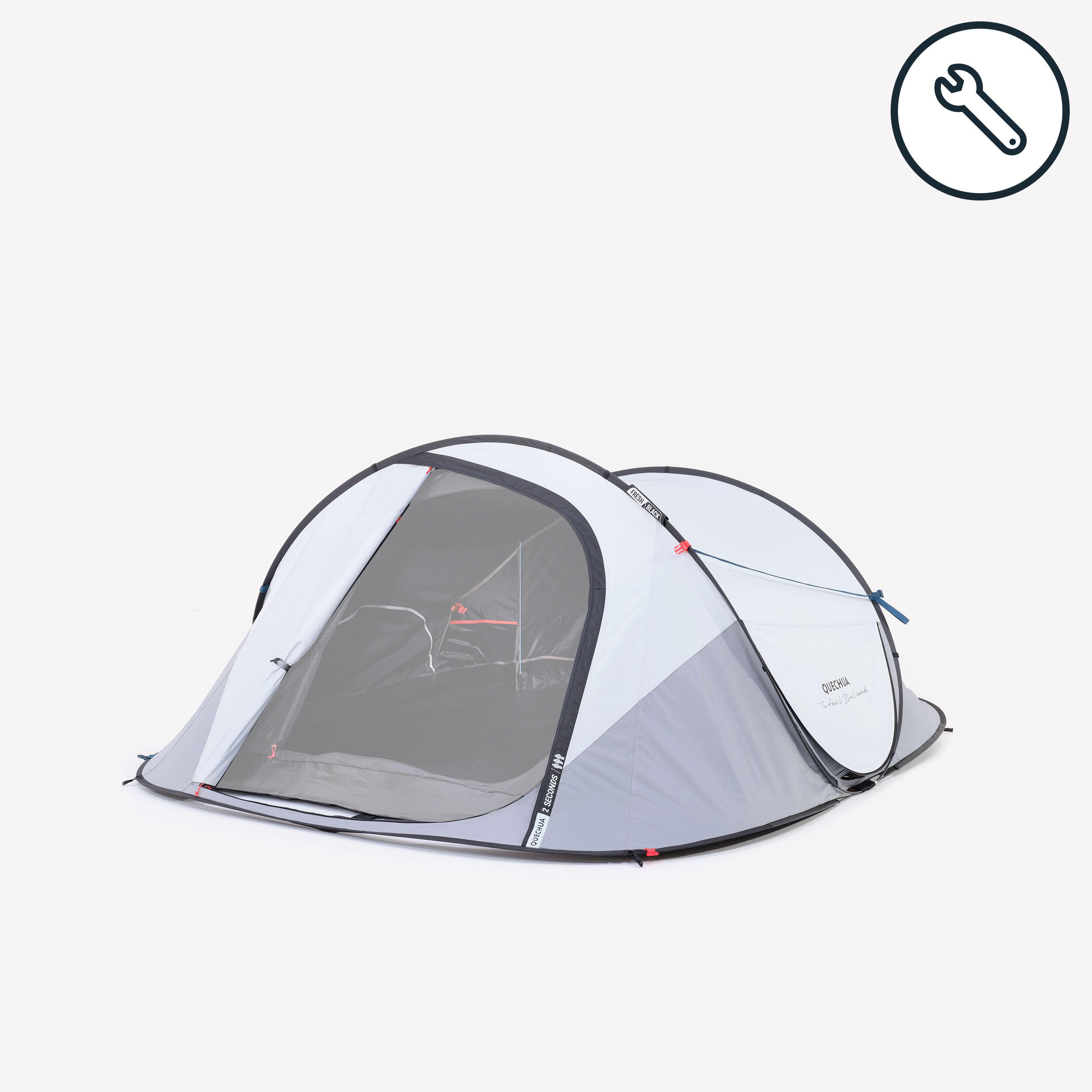 QUECHUA Außenzelt Fresh & Black - Ersatzteil für Zeltmodell 2 Seconds für 3 Personen