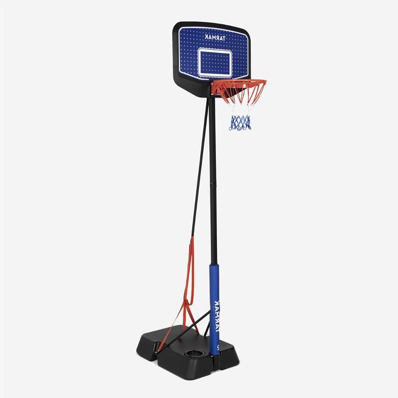 Panier de basket Enfant Dunk sur pied réglable 1,60m à 2,20m - K900 Bleu  Noir TARMAK