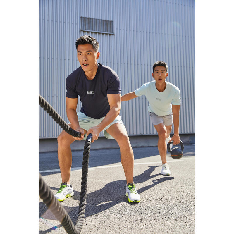 Men Fitness Training Shorts Breathable 900 Green