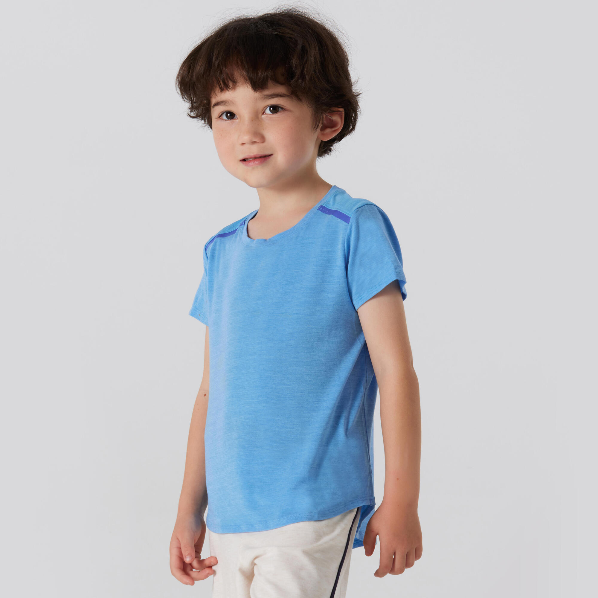 Kids' Baby Gym Lightweight Breathable T-Shirt - Sky Blue