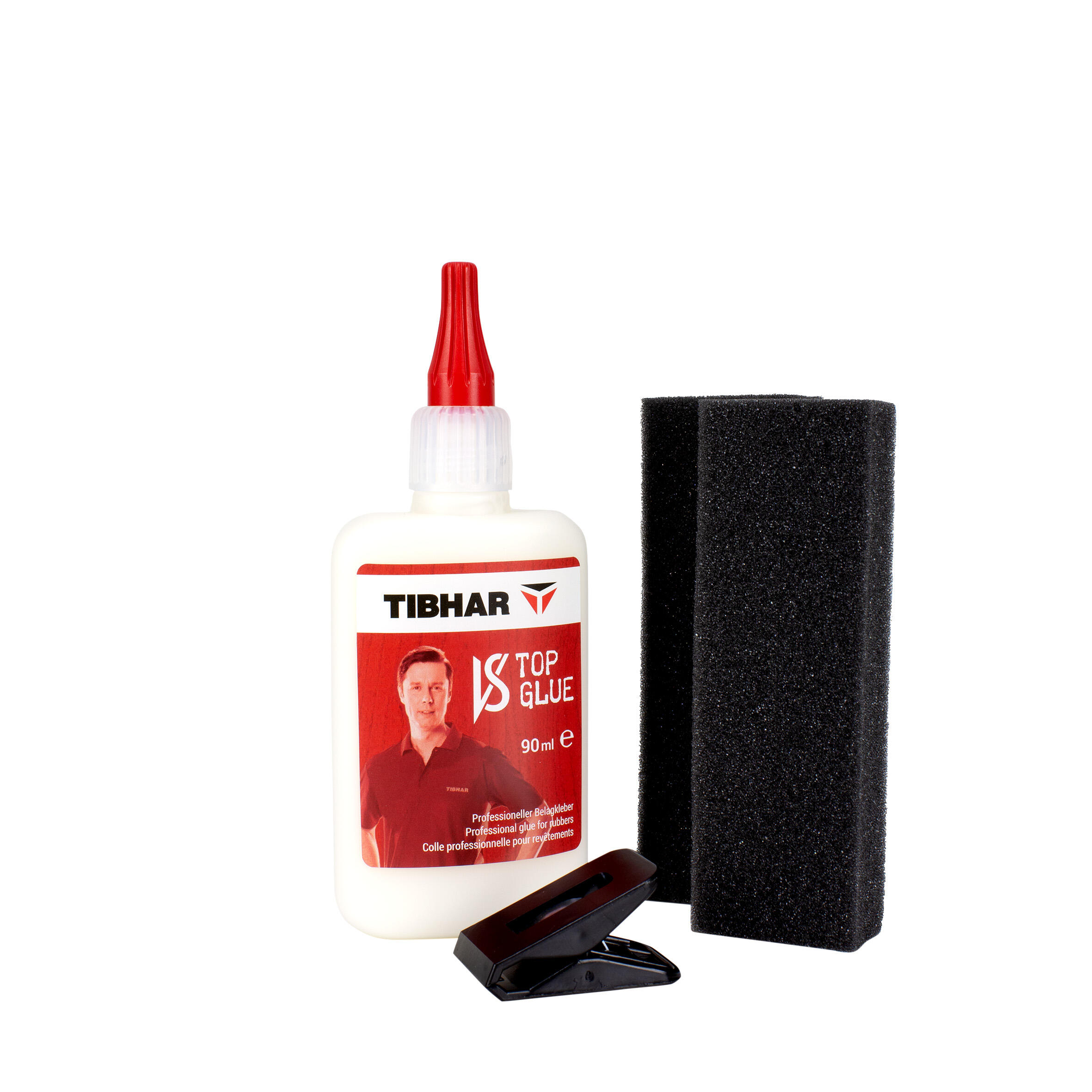 90 ml Table Tennis Bat and Rubber Glue + 16 Applicators 1/1