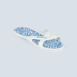 Chanclas Piscina Slap 500 Mujer Ondu Azul