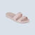 Sandale claquette piscine femme slap 100 basic rose