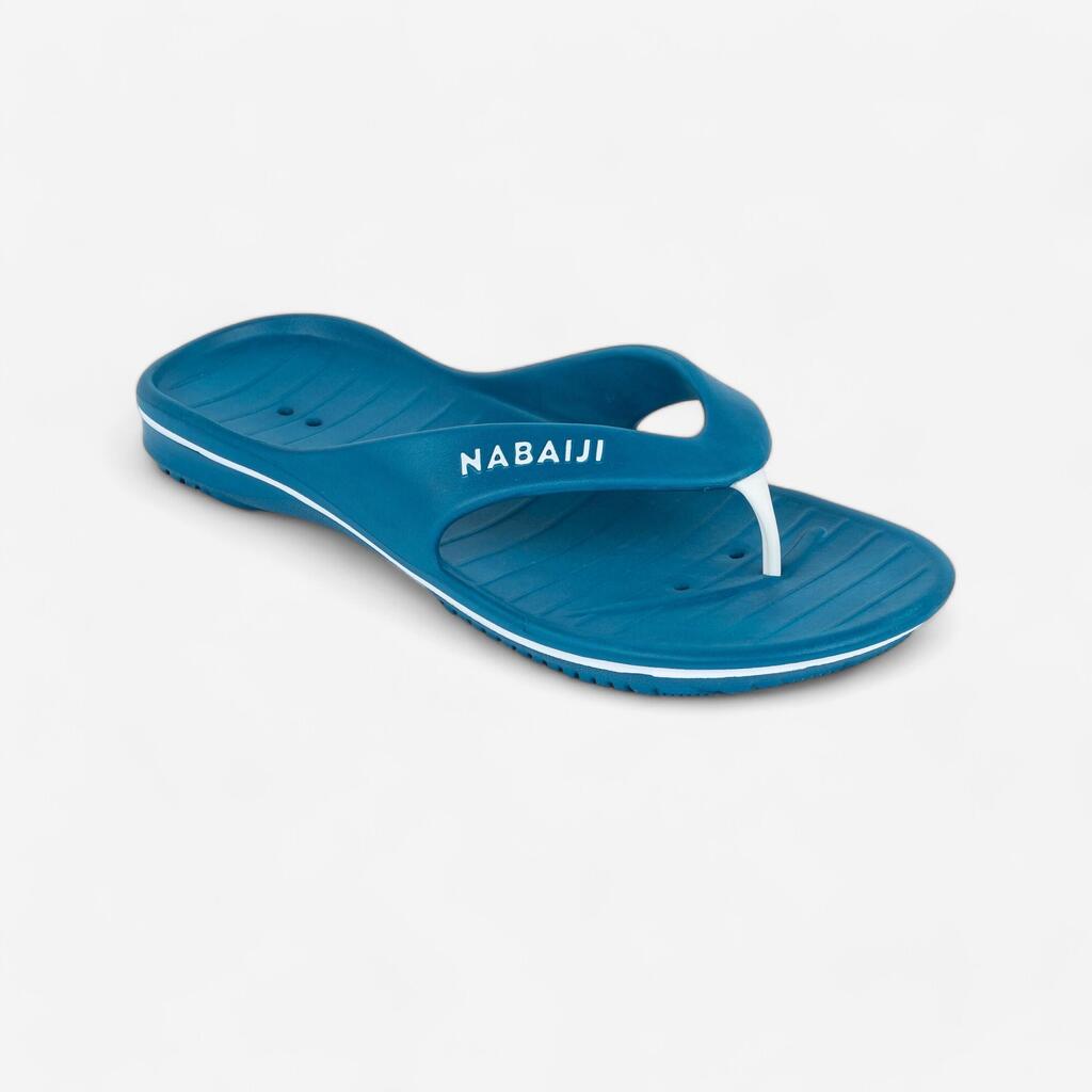 Tongs de Piscine Homme - Tonga 500 - Electrique Bleu