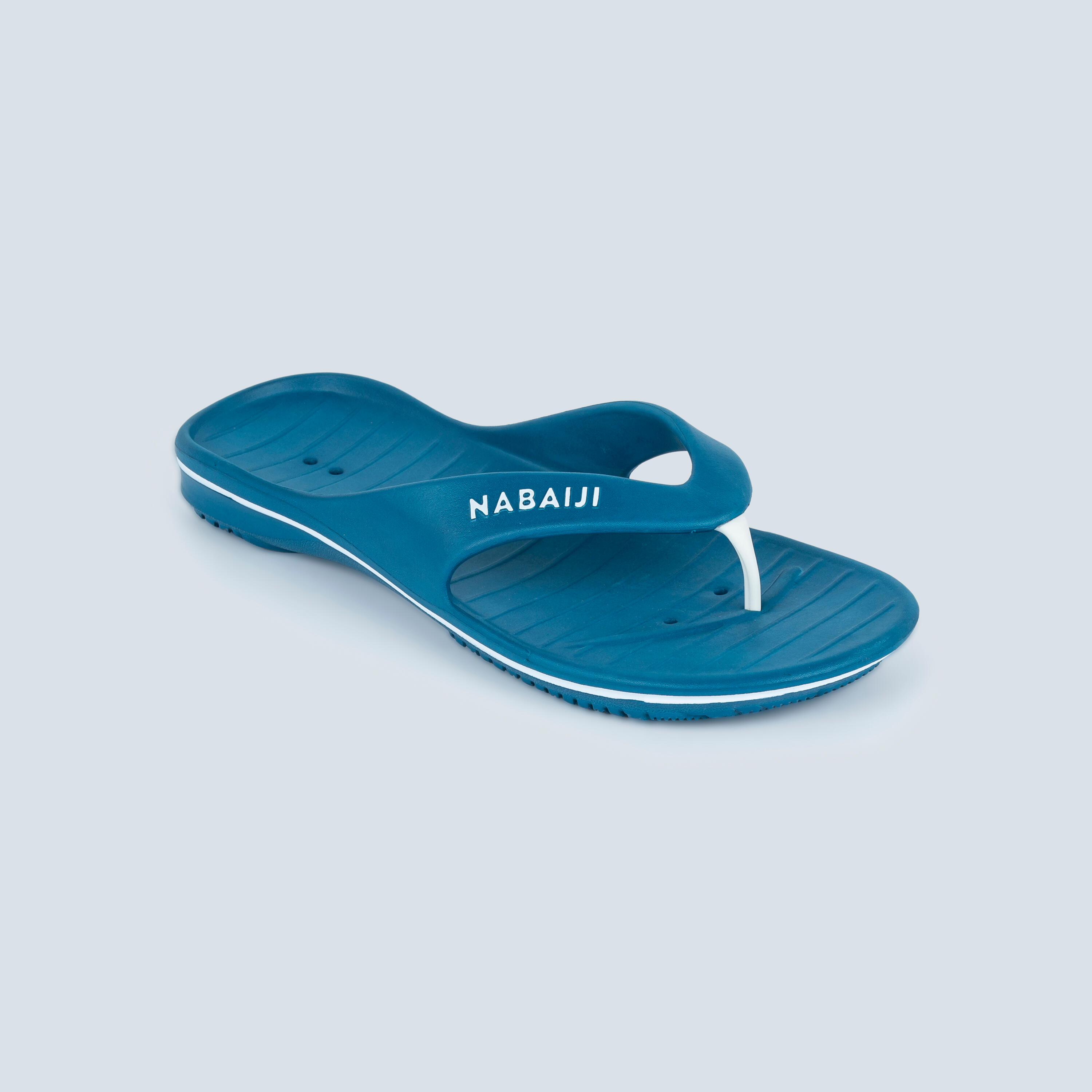 Men's pool flip-flops - Tonga 500 - Electric blue 3/4