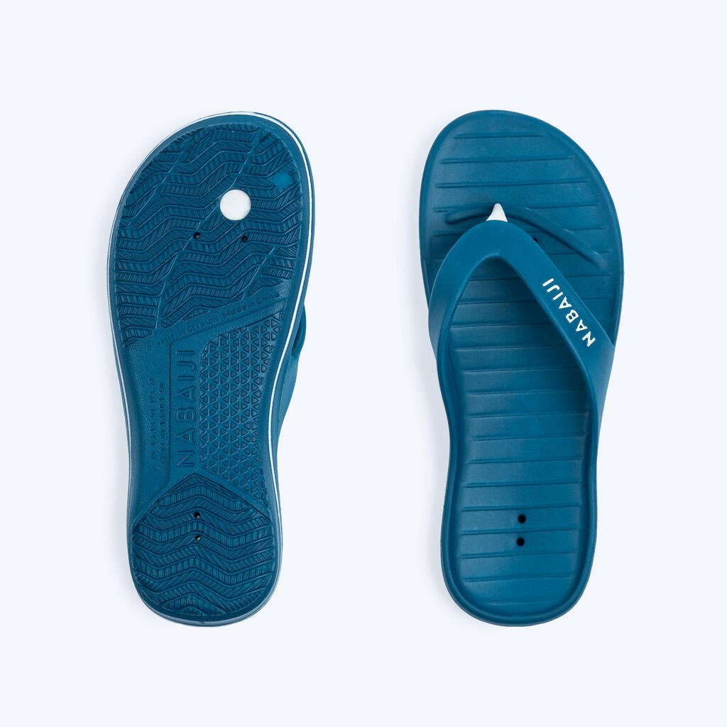 Tongs de Piscine Homme - Tonga 500 - Electrique Bleu