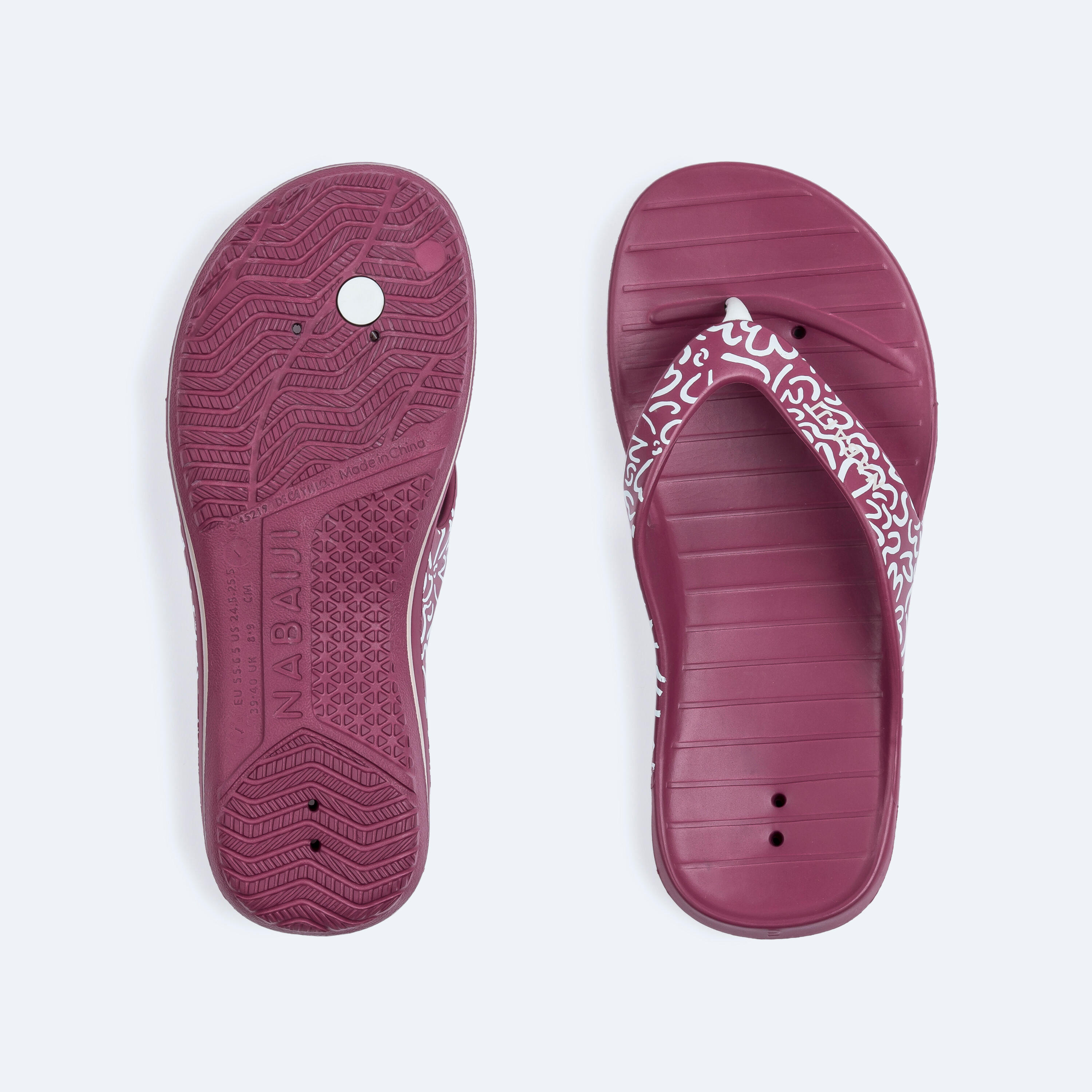 Badesandalen Damen - Tonga 500 Ondu Dusty Rosa 2/5