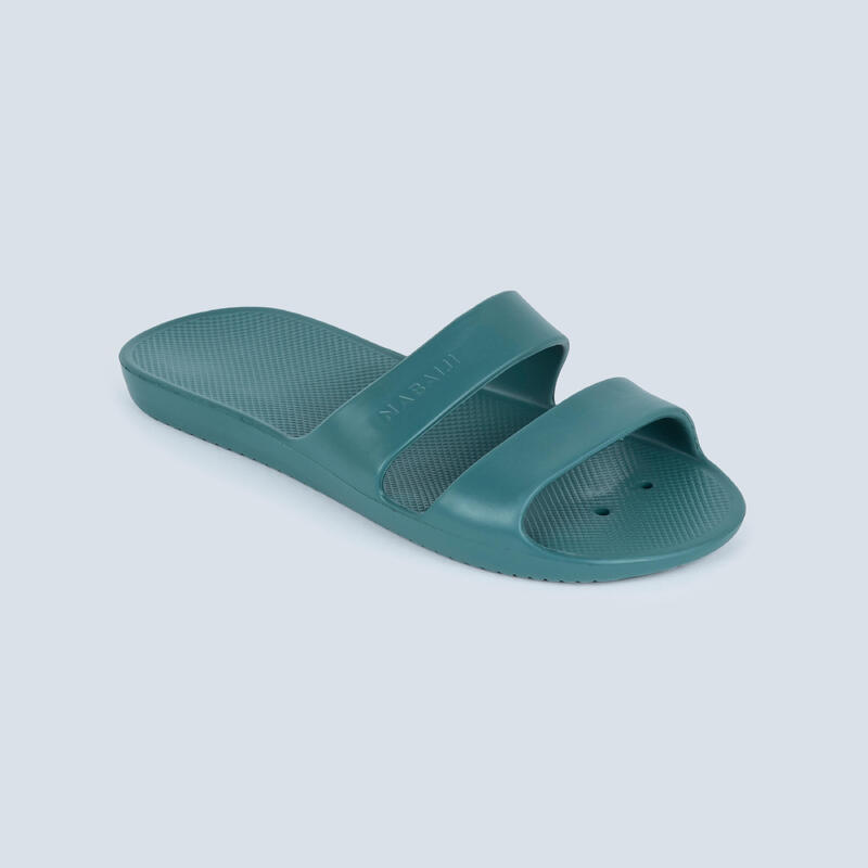 Chanclas Piscina Slap 100 Basic Mujer Caqui