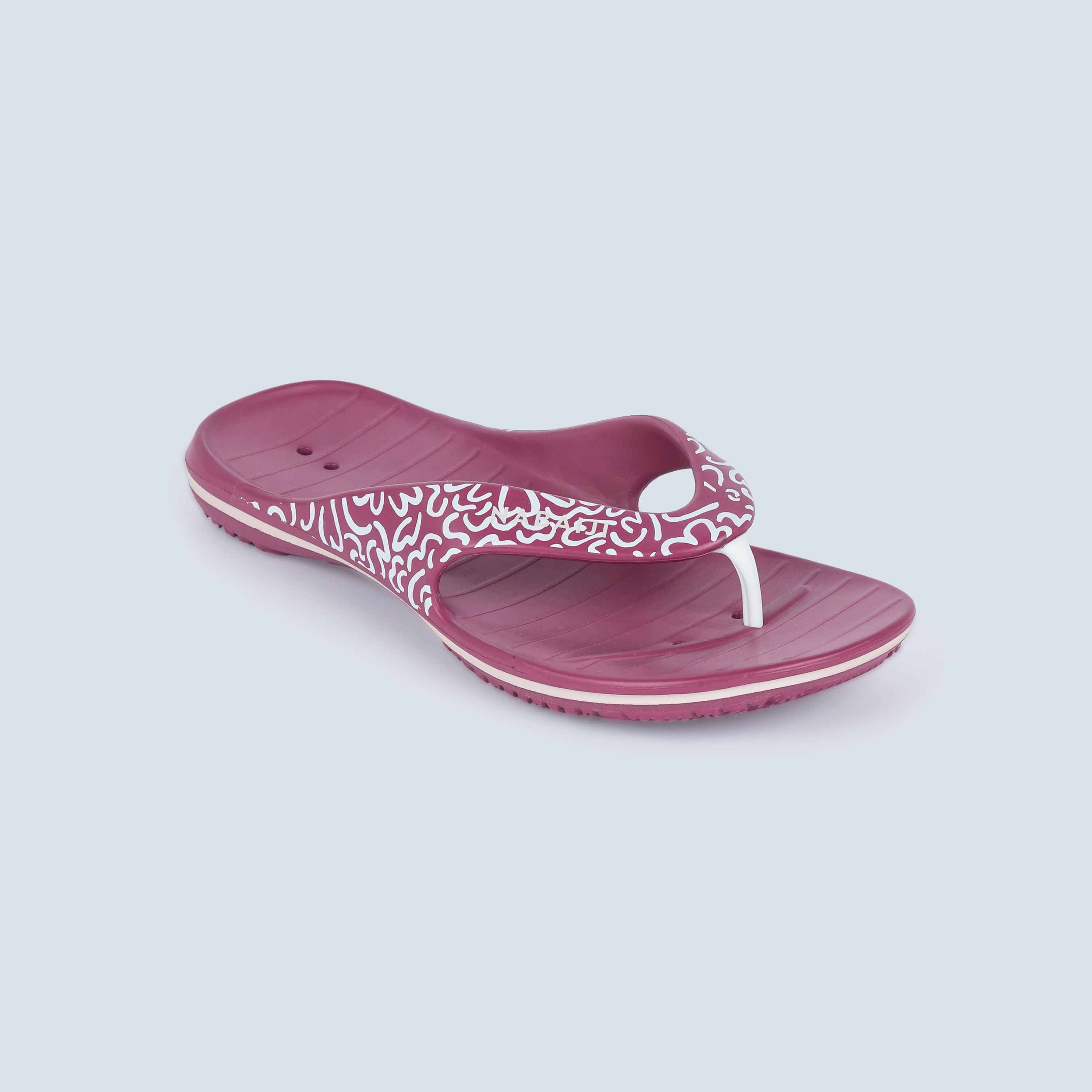 Infradito da piscina per donna - Tonga 500 - Ondu Dusty Pink