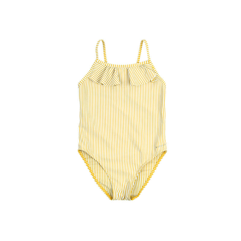 Fato de banho de Natação Bebé Menina Estampado com Folhos