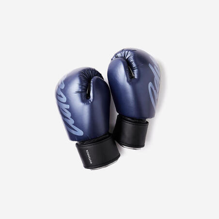 Gants de kick-boxing, muay-thaï - bleus
