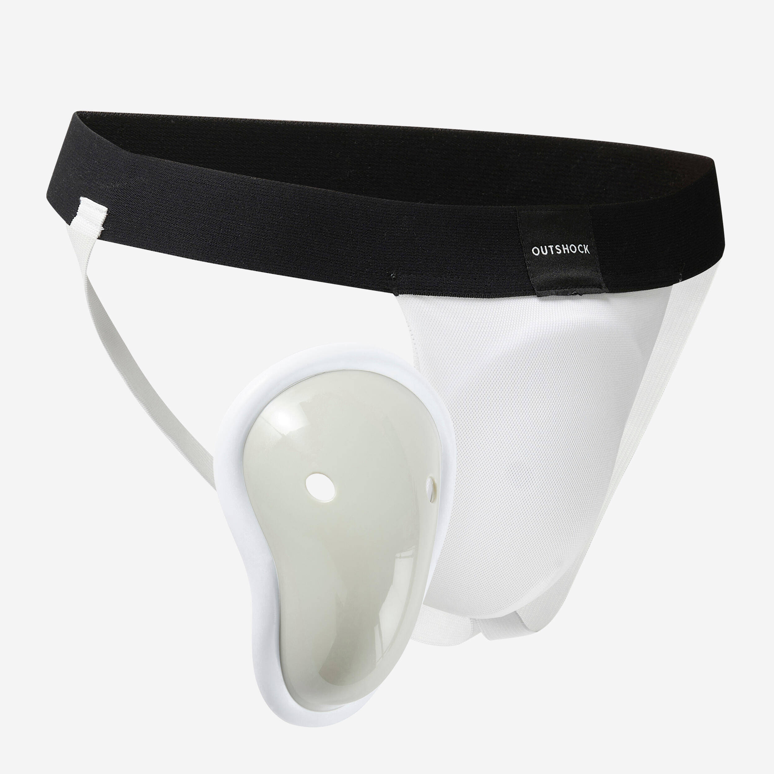 Men's Groin Guard Slipee 100 - White -  1