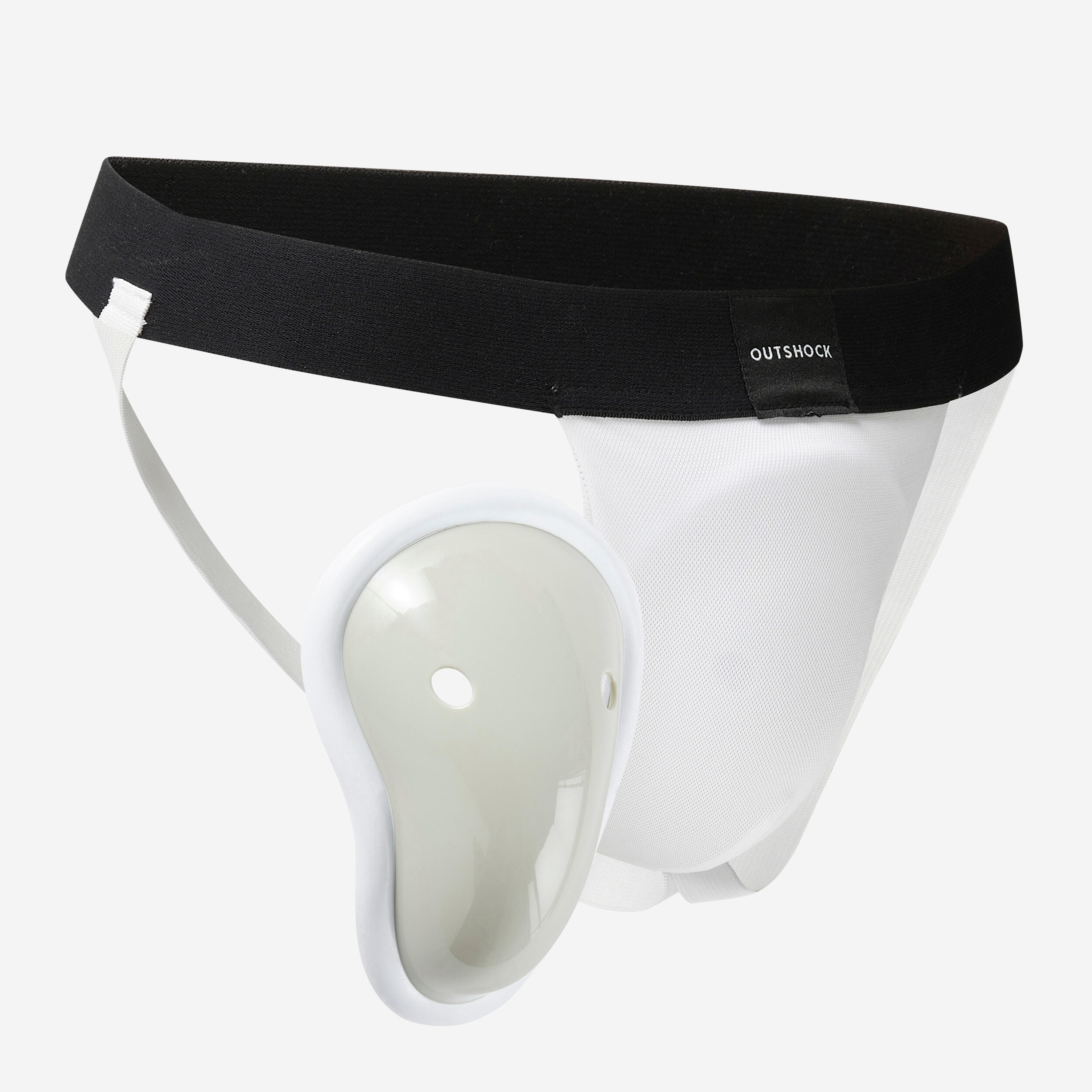 Men's Groin Guard Slipee - 100 White - OUTSHOCK