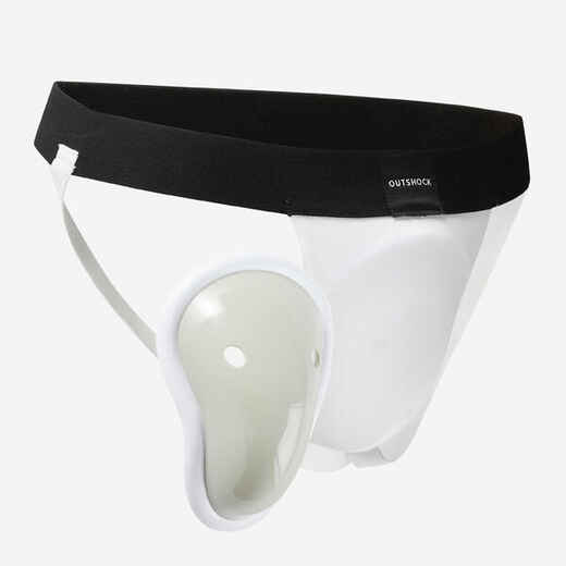 
      Men's Groin Guard Slipee 100 - White
  