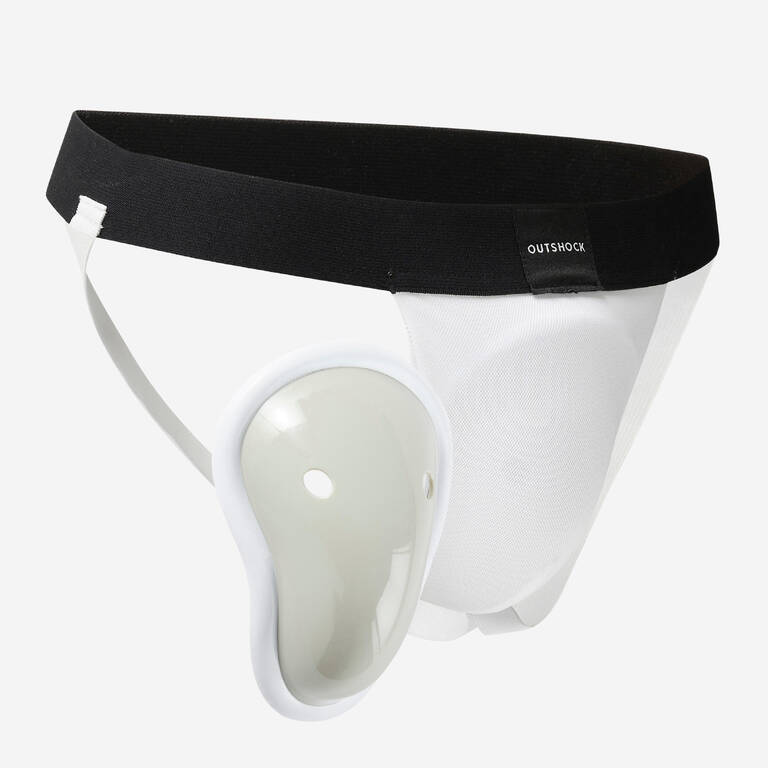 Men's Groin Guard Slipee 100 - White