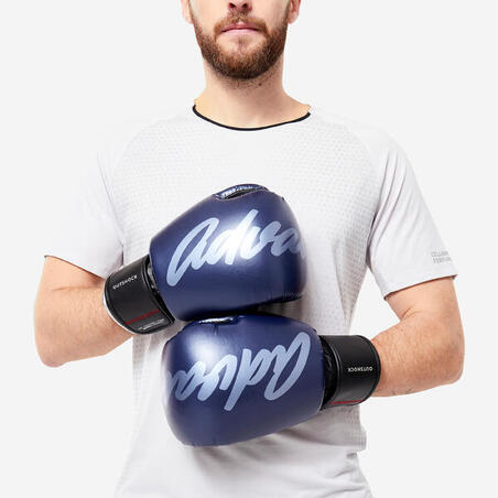 Gants de kick-boxing, muay-thaï - bleus