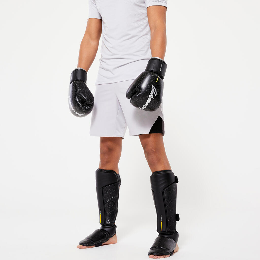 Kickbox-/Muay-Thai-Handschuh 500 - schwarz