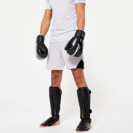 Kickboxing/Muay Thai Gloves 500 - Black