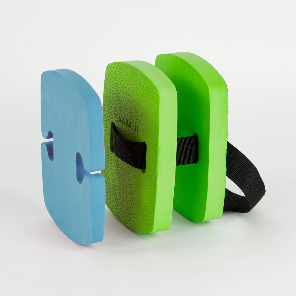 Ceinture de natation bleu vert 15-30 kg avec flotteur amovible